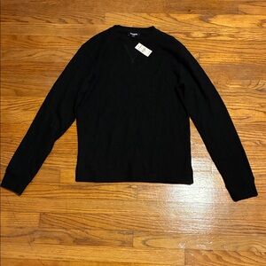 Express Men's Classic Black Crewneck Sweater - XS